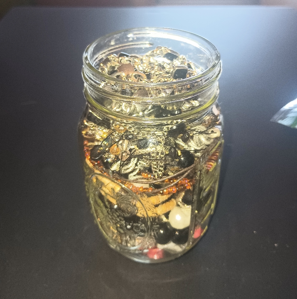 Mystery Jewelry Jar 1lb+ All Wearable
